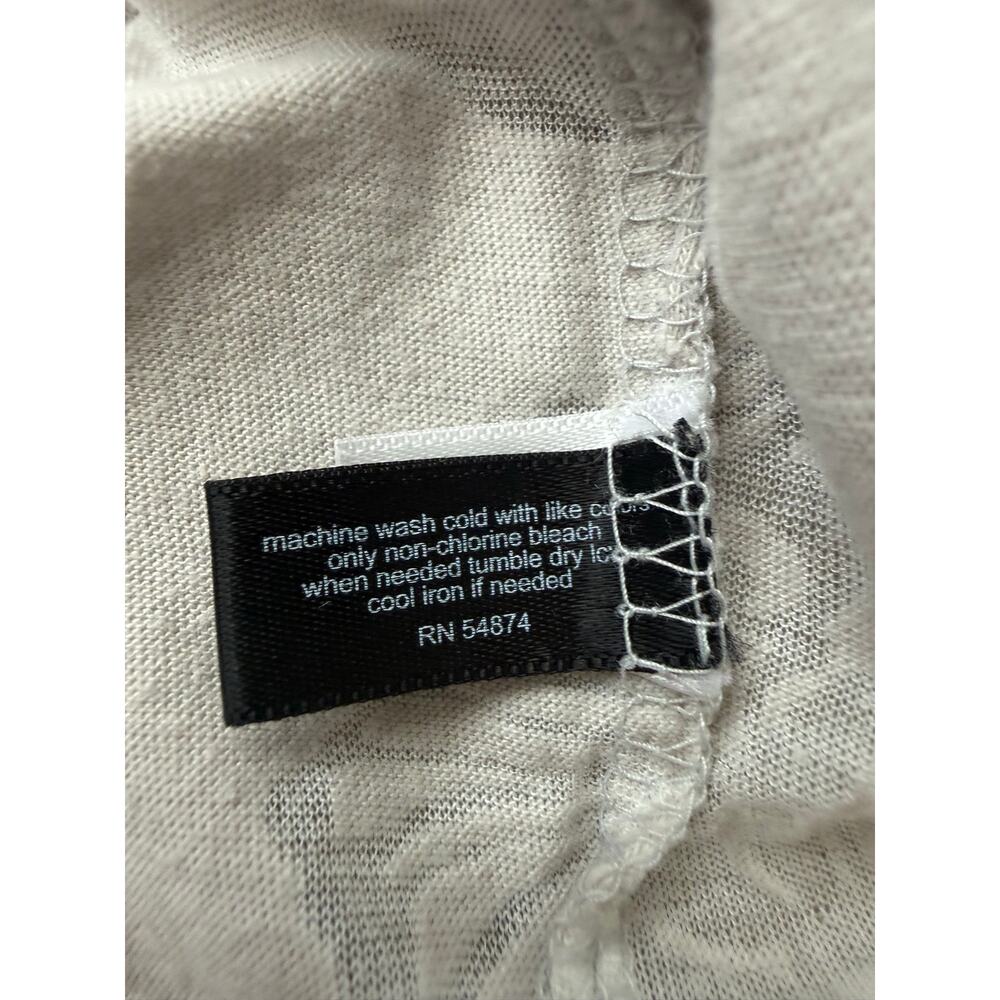 The Limited Vintage Y2K Devoré Burnout Floral Empire Waist Top Off White XS - Picture 7 of 10